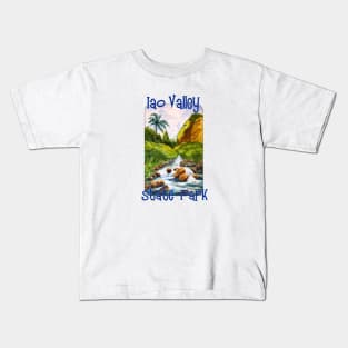 Iao Valley State Park, Hawaii Kids T-Shirt